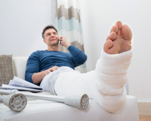 odškodnina za poškodbo